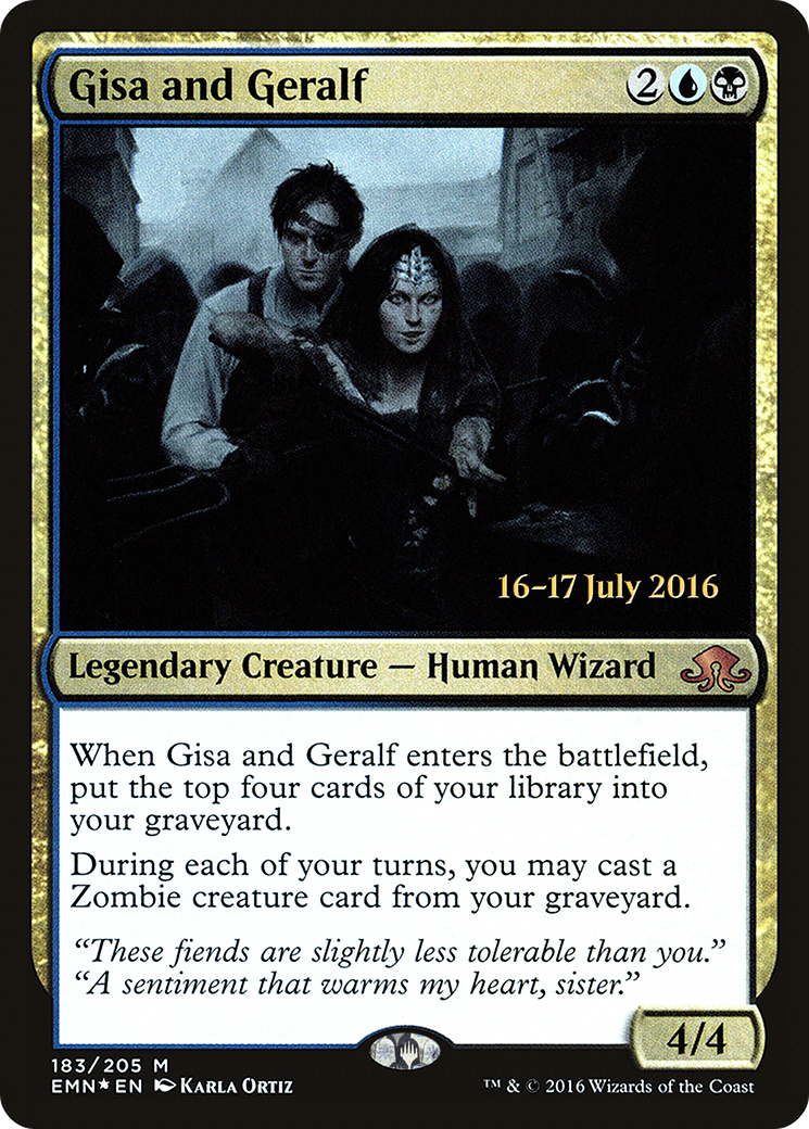 Gisa and Geralf (PRE-183) - Eldritch Moon Promos Foil