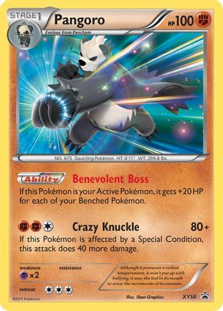 Pangoro - XY50/211 - XY Promos Holofoil