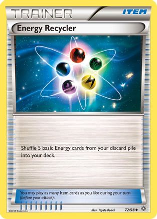 Energy Recycler 72/98 - XY Ancient Origins Reverse Holofoil