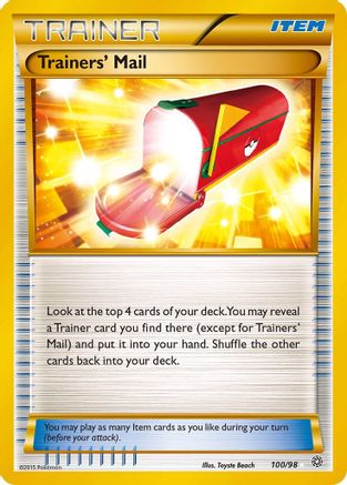 Trainers' Mail (Secret) 100/98 - XY Ancient Origins Holofoil