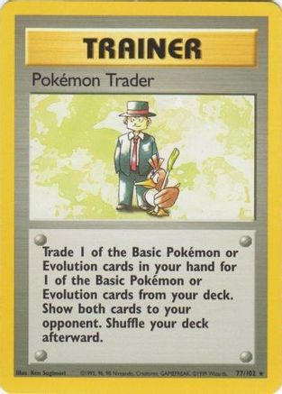 Pokemon Trader 77/102 - Base Set