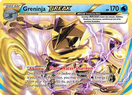 Greninja BREAK 41/122 - XY BREAKpoint Holofoil