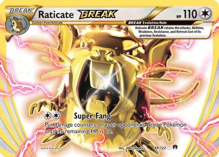 Raticate BREAK 89/122 - XY BREAKpoint Holofoil
