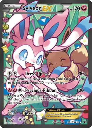 Sylveon EX (Full Art) RC32/83 - Generations Radiant Collection Holofoil