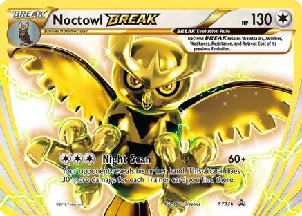 Noctowl BREAK XY136/211 - XY Promos Holofoil