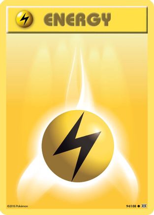 Lightning Energy 94/108 - XY Evolutions Reverse Holofoil