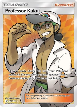 Professor Kukui (Full Art) 148/149 - SM Base Set Holofoil