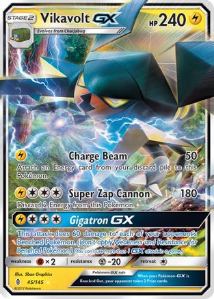 Vikavolt GX 45/145 - SM Guardians Rising Holofoil