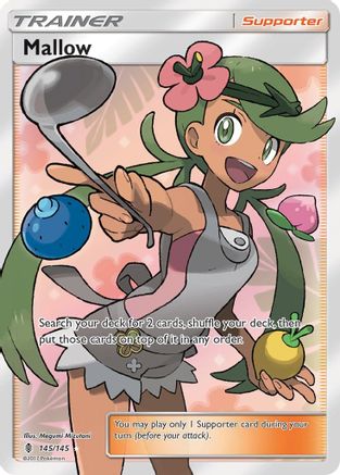 Mallow (Full Art) 145/145 - SM Guardians Rising Holofoil