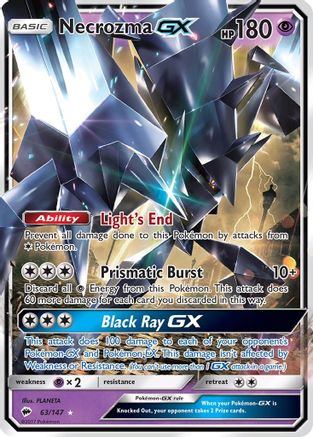 Necrozma GX 63/147 - SM Burning Shadows Holofoil