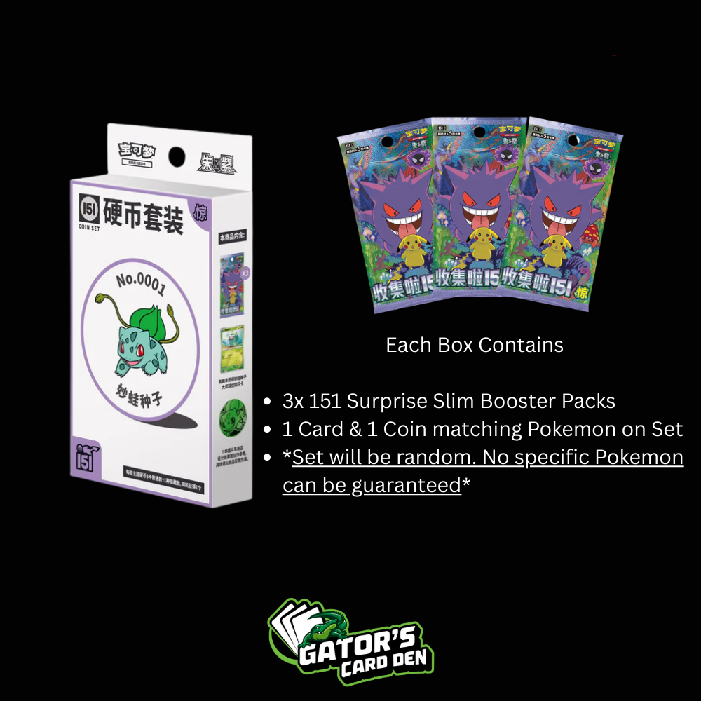 Pokemon TCG: 151 Surprise Coin Set Box (S-Chinese)