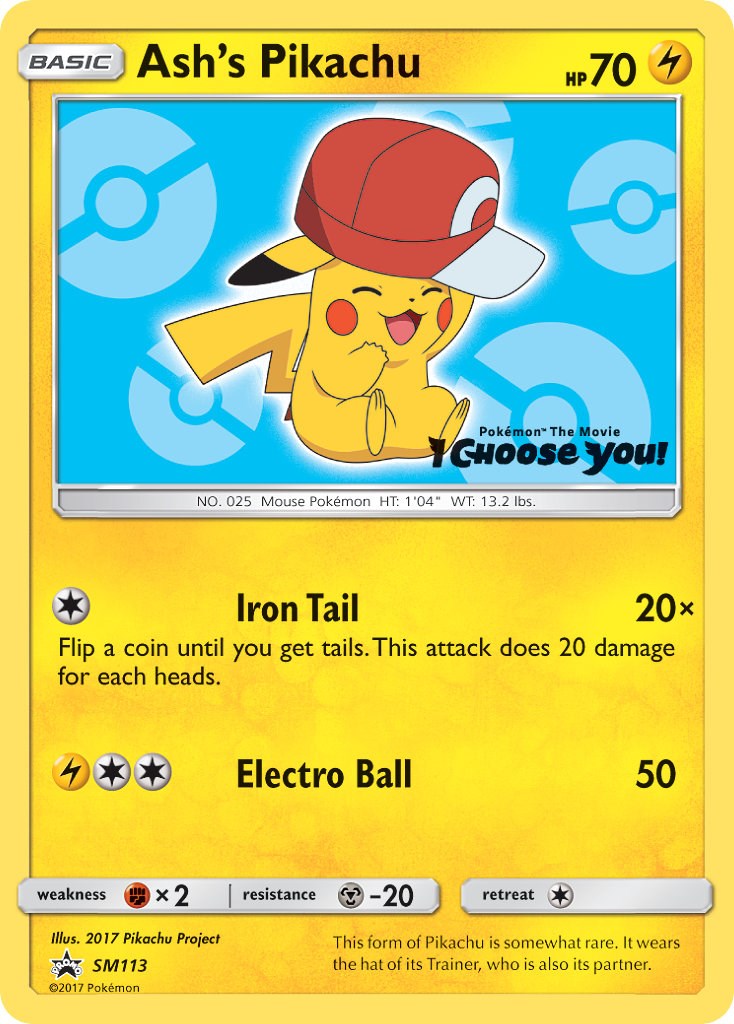 Ash's Pikachu - SM113