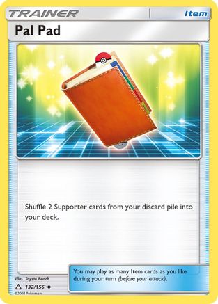 Pal Pad 132/156 - SM Ultra Prism Reverse Holofoil