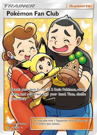 Pokemon Fan Club (Full Art) 155/156 - SM Ultra Prism Holofoil