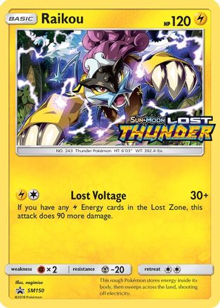 Raikou - SM150 (Prerelease) SM150/248 - SM Promos Holofoil