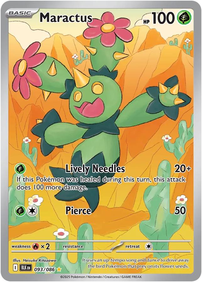 Maractus - 093/086 93 - SV Black Bolt Holofoil