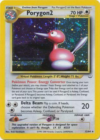 Porygon2 12/64 - Neo Revelation Unlimited Holofoil