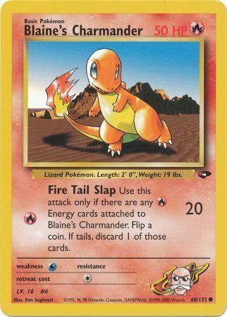 Blaine's Charmander 60/132 - Gym Challenge Unlimited