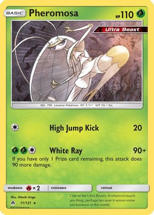 Pheromosa 11/131 - SM Forbidden Light Reverse Holofoil