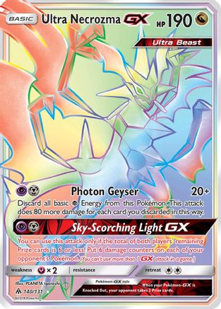 Ultra Necrozma GX (Secret) 140/131 - SM Forbidden Light Holofoil