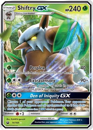 Shiftry GX 14/168 - SM Celestial Storm Holofoil