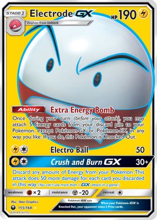 Electrode GX (Full Art) 155/168 - SM Celestial Storm Holofoil