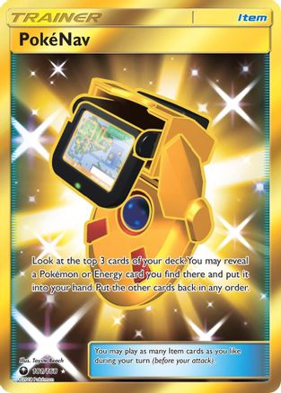PokeNav (Secret) 181/168 - SM Celestial Storm Holofoil
