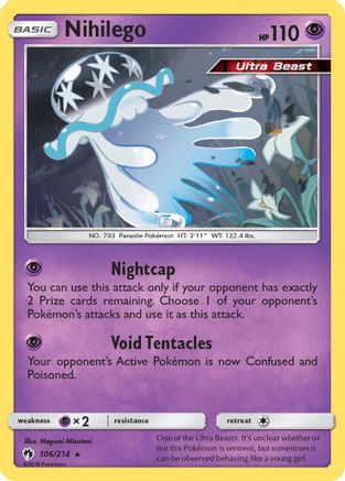 Nihilego 106/214 - SM Lost Thunder Holofoil