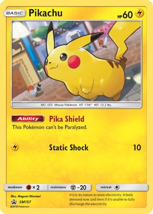 Pikachu - SM157 SM157/248 - SM Promos Holofoil