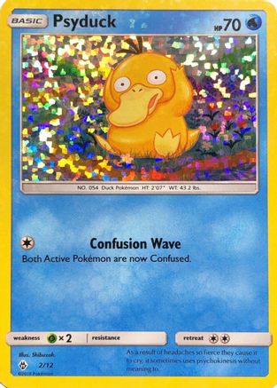 Psyduck - 2/12 2/12 - McDonalds Promos 2018 Holofoil