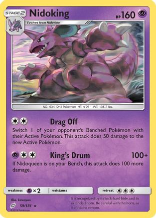 Nidoking 59/181 - SM Team Up
