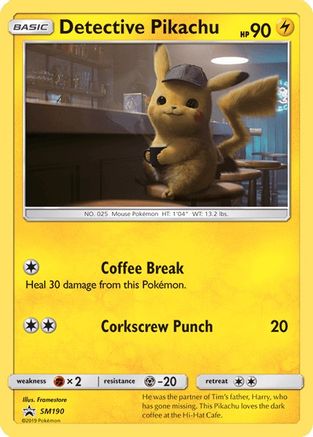Detective Pikachu - SM190 SM190/248 - SM Promos Holofoil