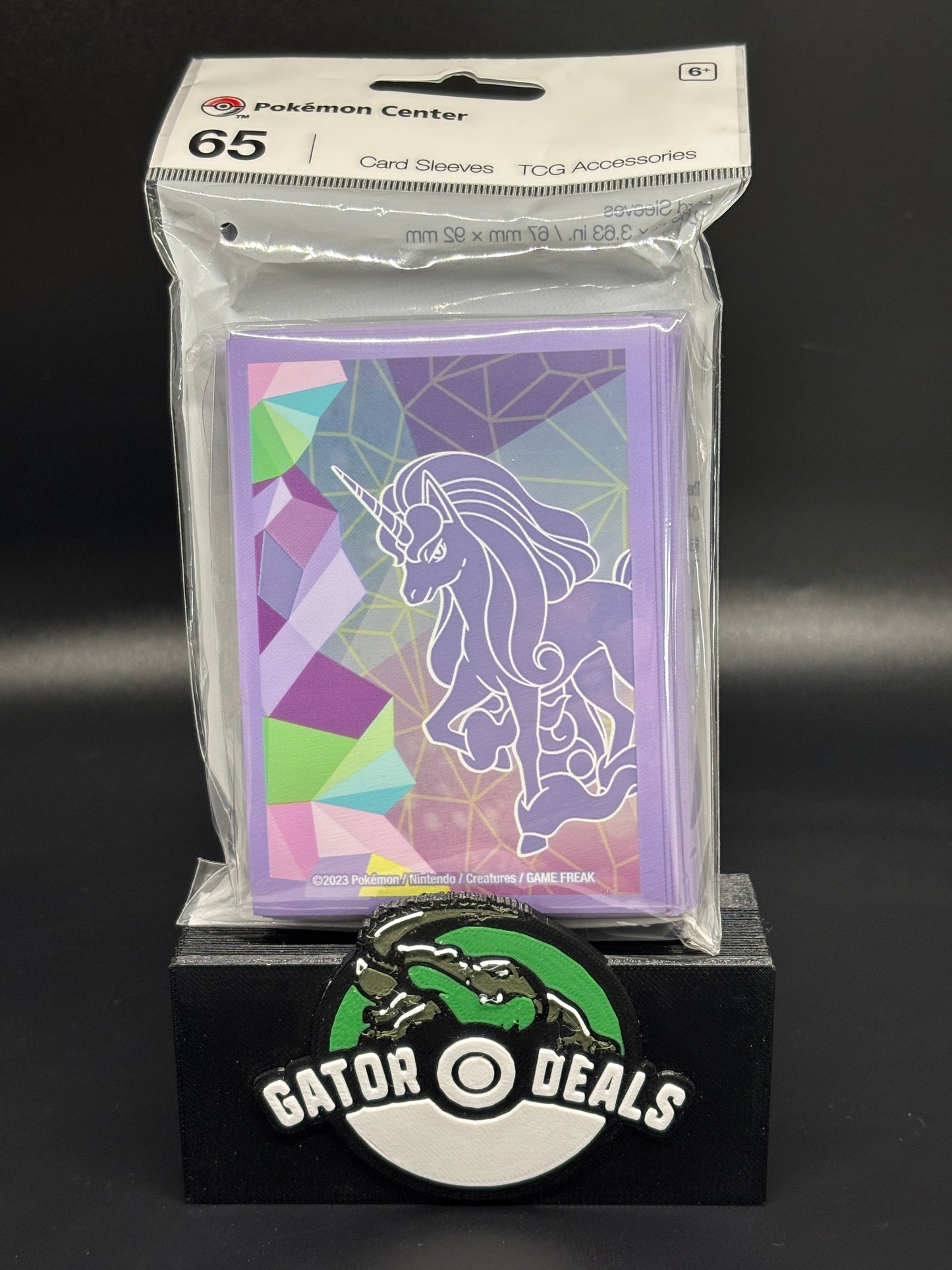 Pokemon TCG: Pokemon Center Card Sleeves - Flames & Faries Galarian Rapidash (64 Pack)