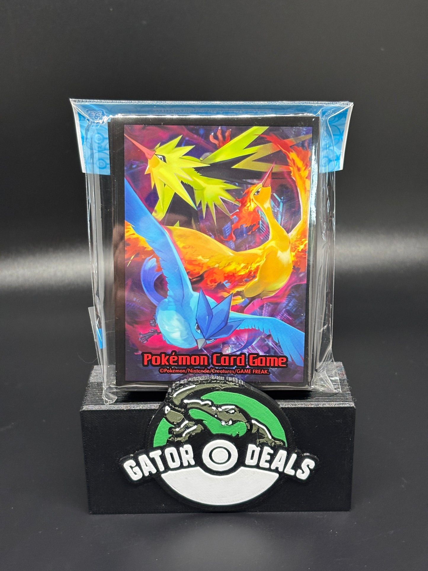Pokemon TCG: Pokemon Center Japan Exclusive Card Sleeves - Fire & Thunder & Ice (64 Pack)