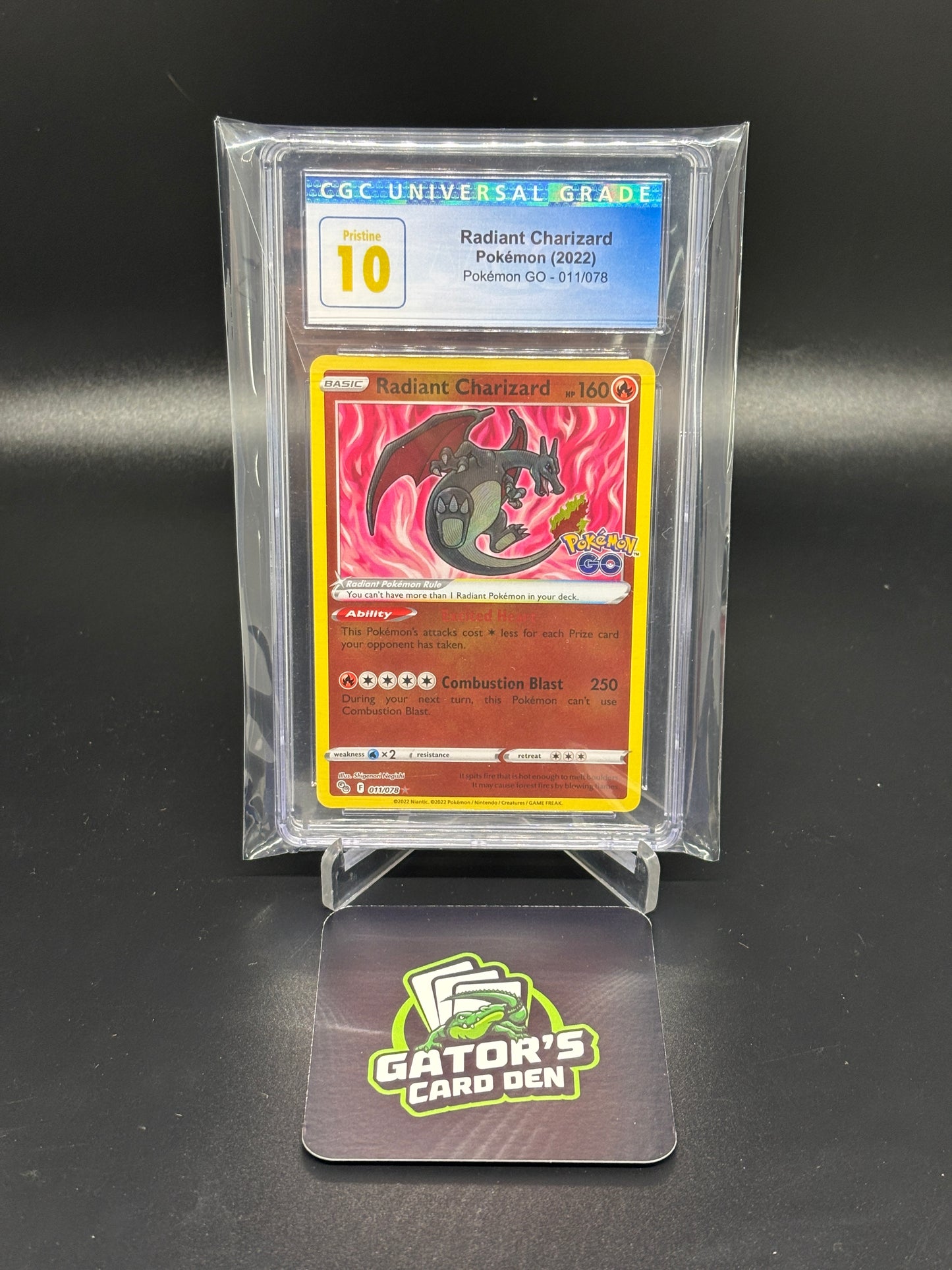 Radiant Charizard #011 - Pokemon Go