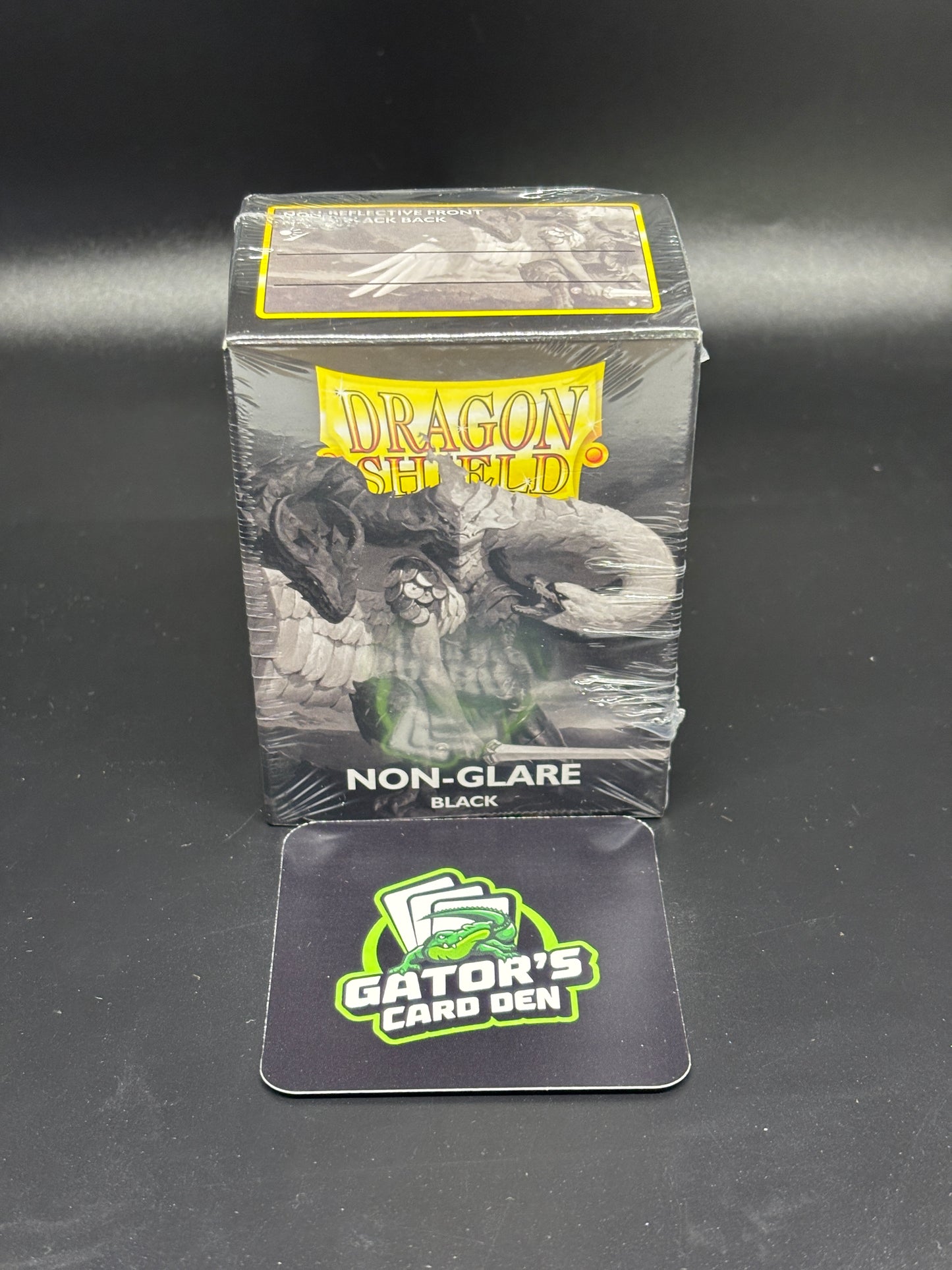 Dragon Shield: Non-Glare Black Standard Sleeves (Box Of 100)