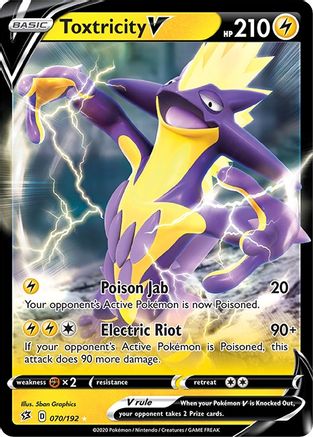 Toxtricity V 70/192 - SWSH02 Rebel Clash Holofoil