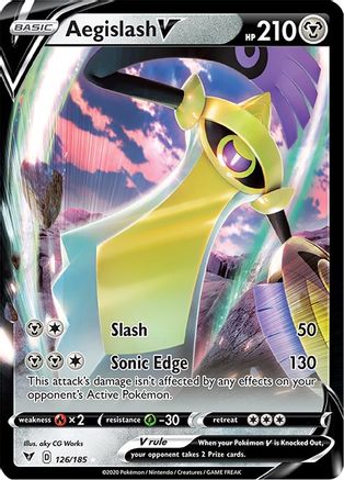 Aegislash V 126/185 - SWSH04 Vivid Voltage Holofoil