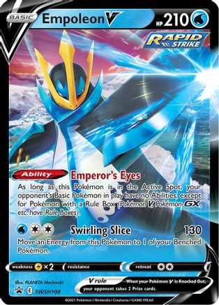Empoleon V - SWSH108 SWSH108/307 - SWSH Sword & Shield Promo Cards Holofoil