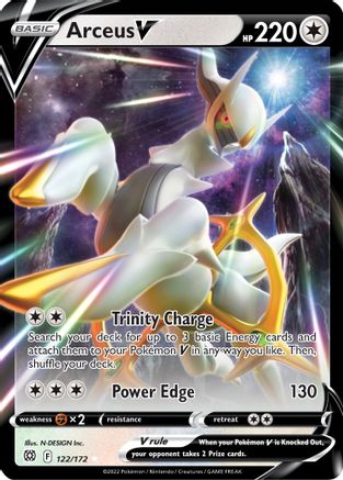 Arceus V 122/172 - SWSH09 Brilliant Stars Holofoil