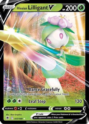 Hisuian Lilligant V 17/189 - SWSH10 Astral Radiance Holofoil