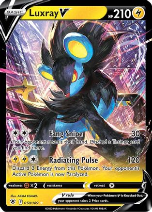 Luxray V 50/189 - SWSH10 Astral Radiance Holofoil