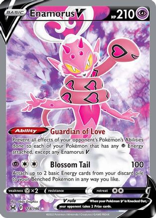 Enamorus V (Full Art) 178/196 - SWSH11 Lost Origin Holofoil