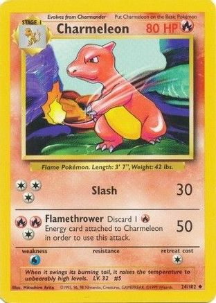 Charmeleon 24/102 - Base Set