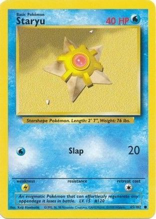 Staryu 65/102 - Base Set
