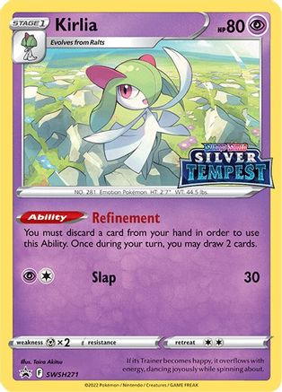 Kirlia - SWSH271 (Prerelease) SWSH271/307 - SWSH Sword & Shield Promo Cards Holofoil