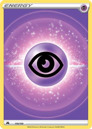 Psychic Energy (Texture Full Art) 156/159 - Crown Zenith Holofoil