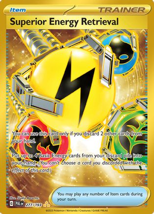 Superior Energy Retrieval - 277/193 277 - SV02 Paldea Evolved Holofoil