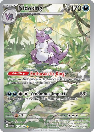 Nidoking - 174/165 174 - SV Scarlet & Violet 151 Holofoil