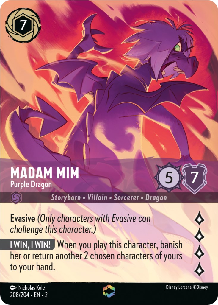 Madam Mim - Purple Dragon (Enchanted)